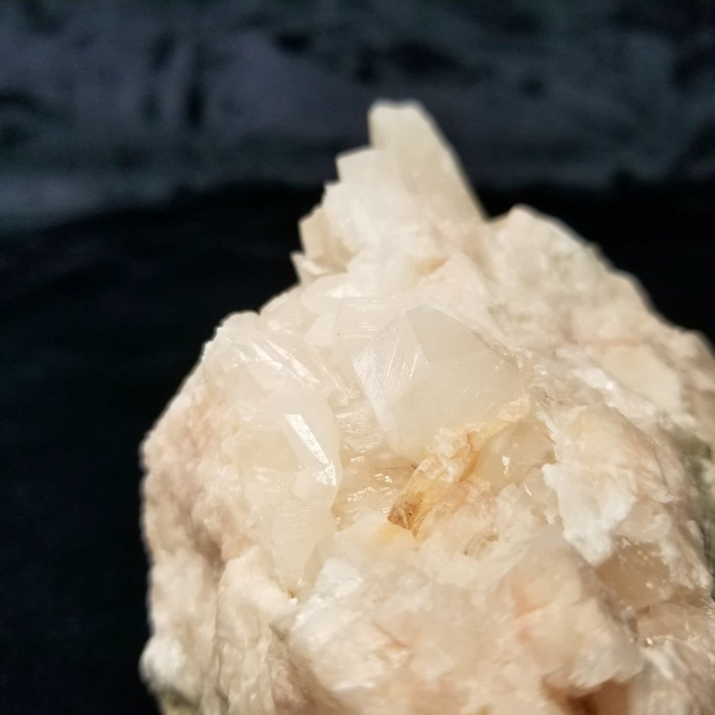 #11163 White Combined from Calcite on matrix