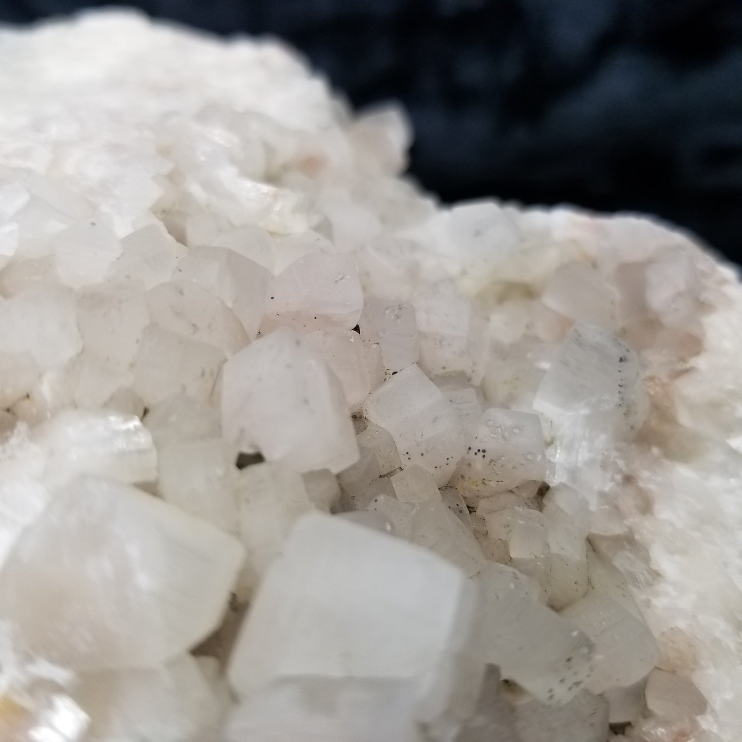 #11231 Chalcopyrite on clear Combined form Calcite with Hematite inclusions on matrix
