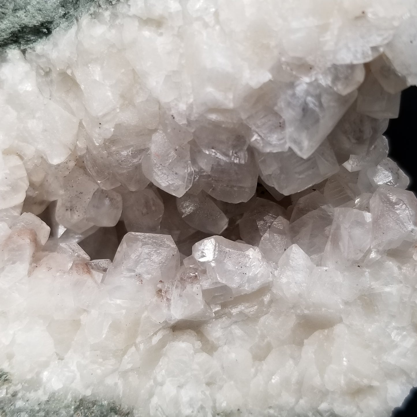 #11238 Clear Combined form Calcite formation with Hematite inclusions