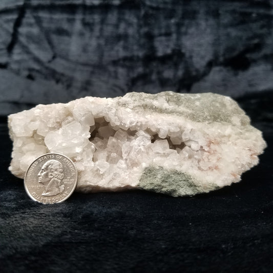 #11246 Chalcopyrite on Combined form Calcite with Hematite inclusions