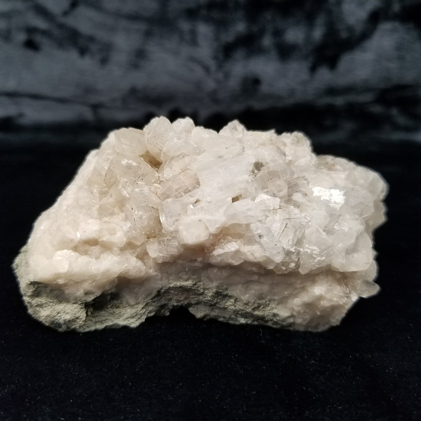 #11243 Chalcopyrite on clear Combined form Calcite with Chalcopyrite inclusions