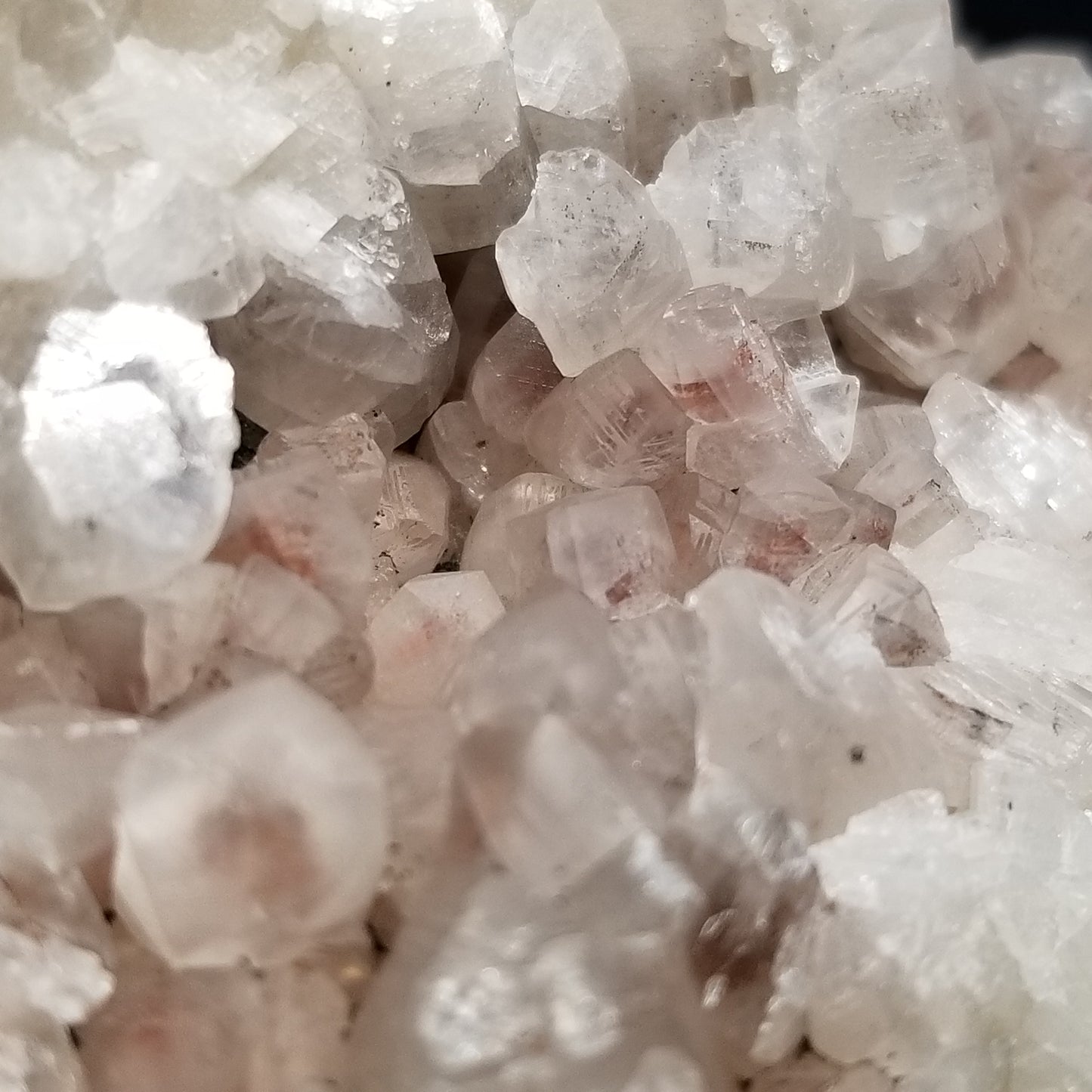 #11244 Clear Combined form Calcite with Hematite phantom inclusions
