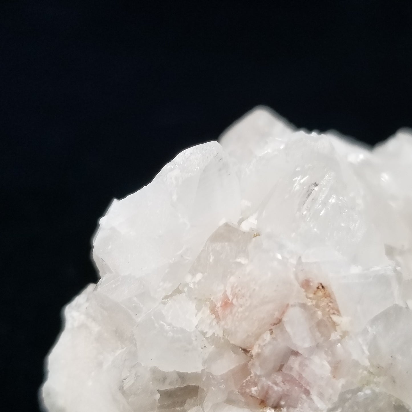 #11248 Chalcopyrite on small Combined form Calcite on white Calcite matrix