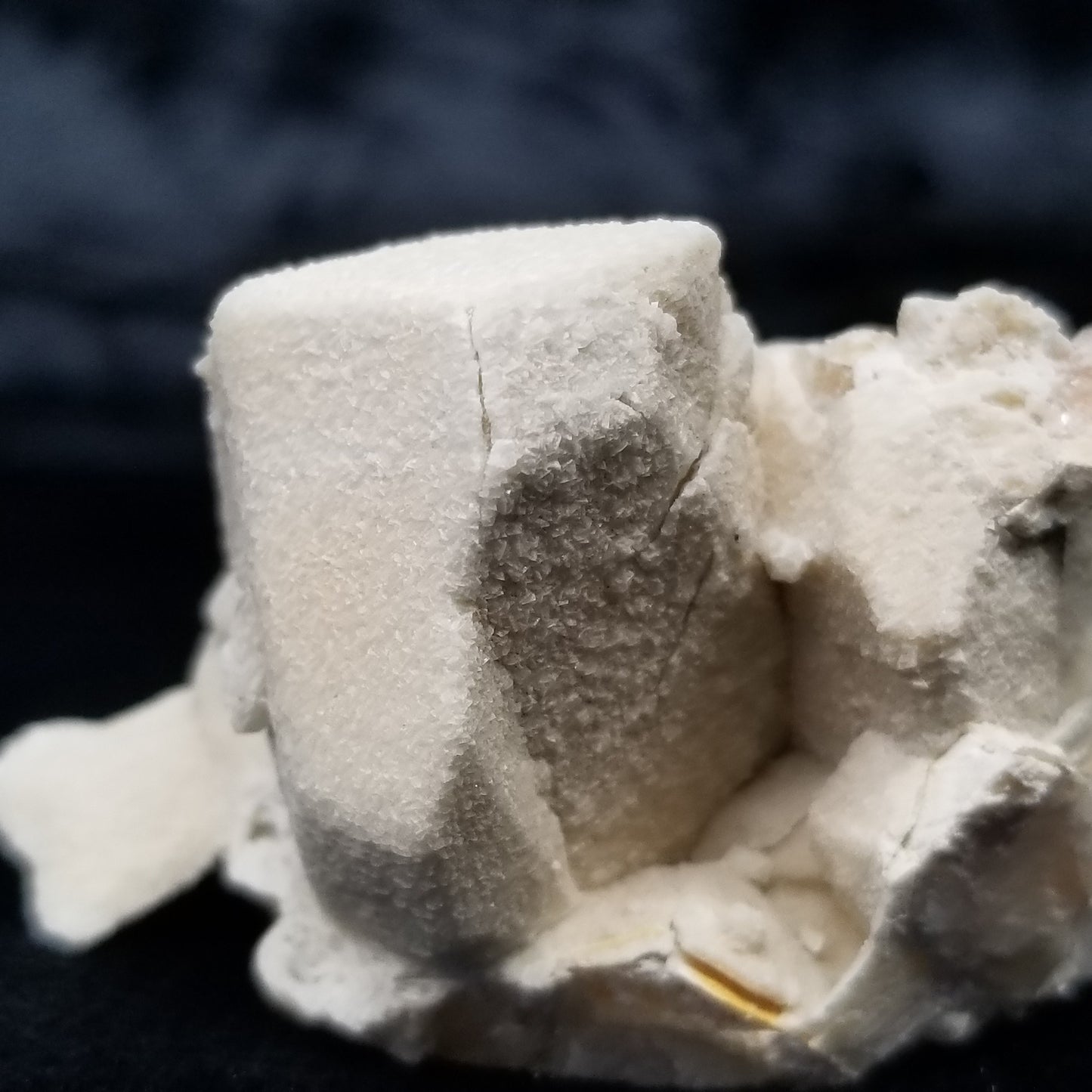 #11252 White Dolomite on Combined form Calcite on matrix