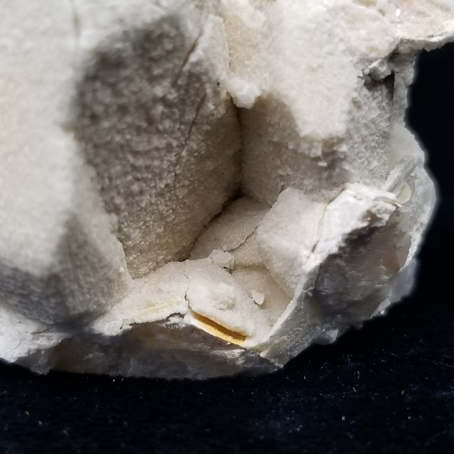 #11252 White Dolomite on Combined form Calcite on matrix