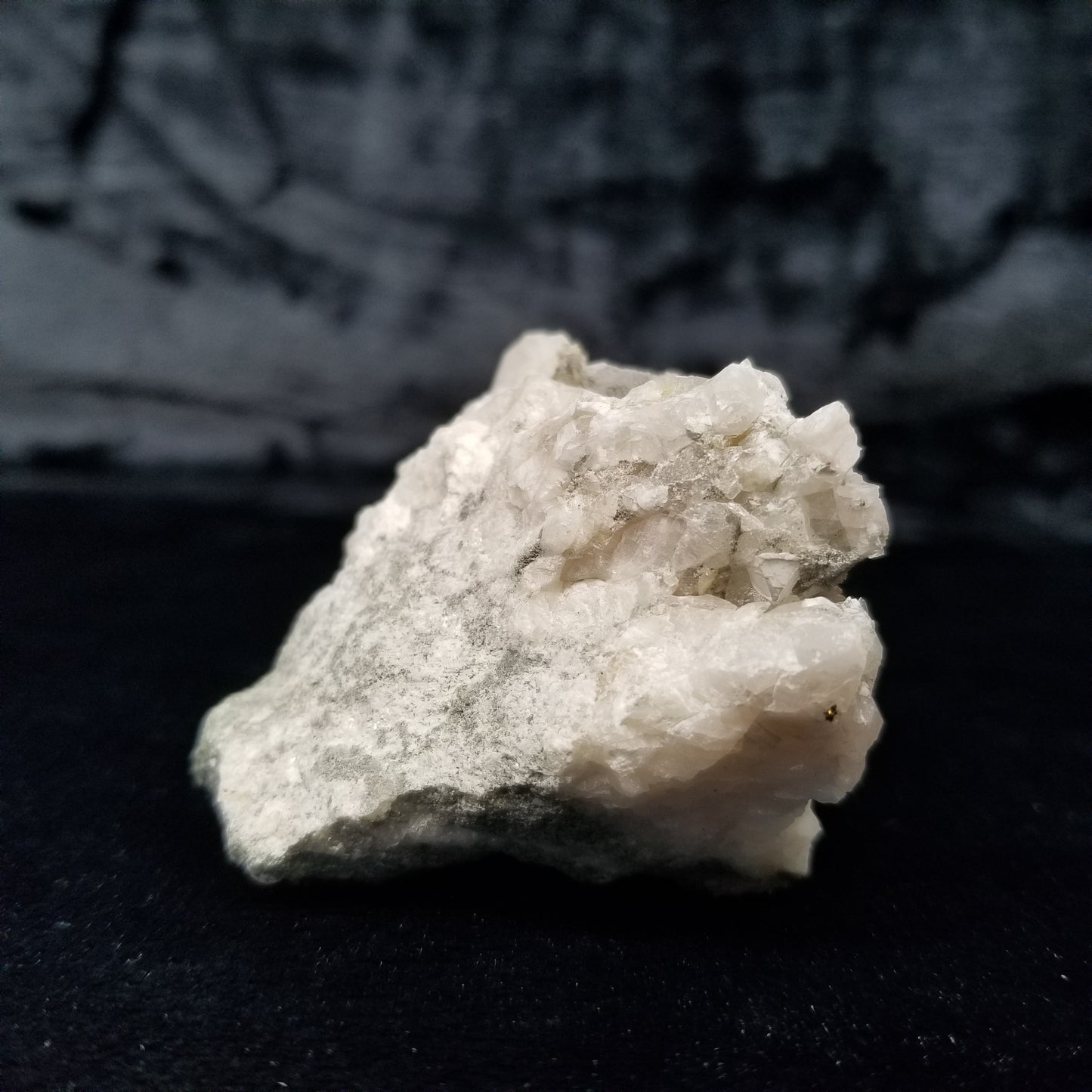 #11257 Chalcopyrite on clear Combined form Calcite with Chalcopyrite inclusions