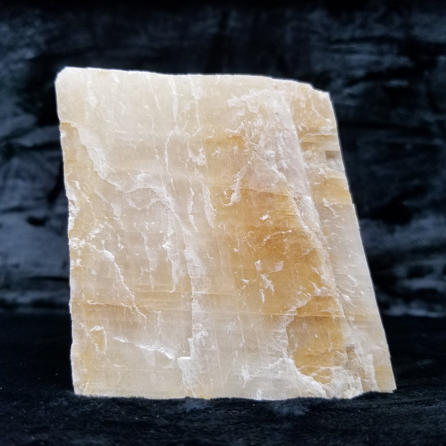 #11275 White Calcite pseudomorph after Calcite block