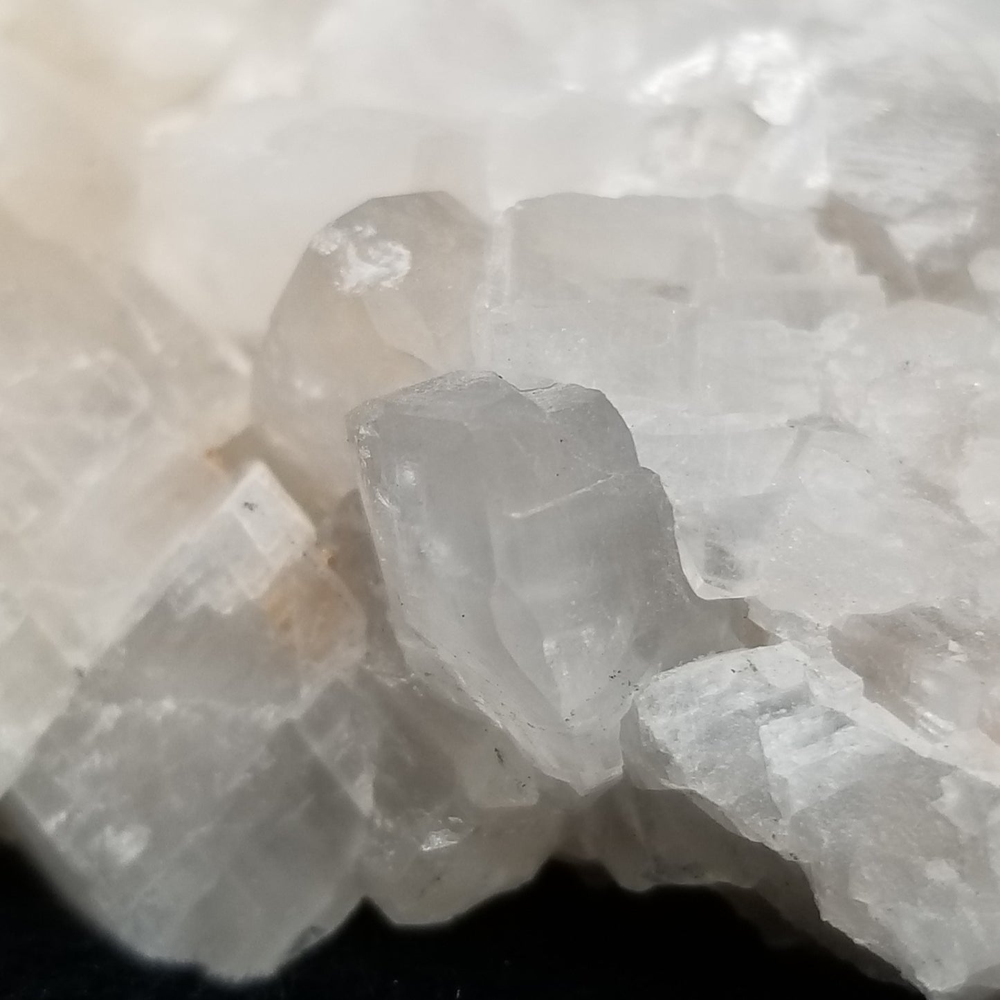 #11294 Clear Combined form Calcite formation on white Calcite and matrix