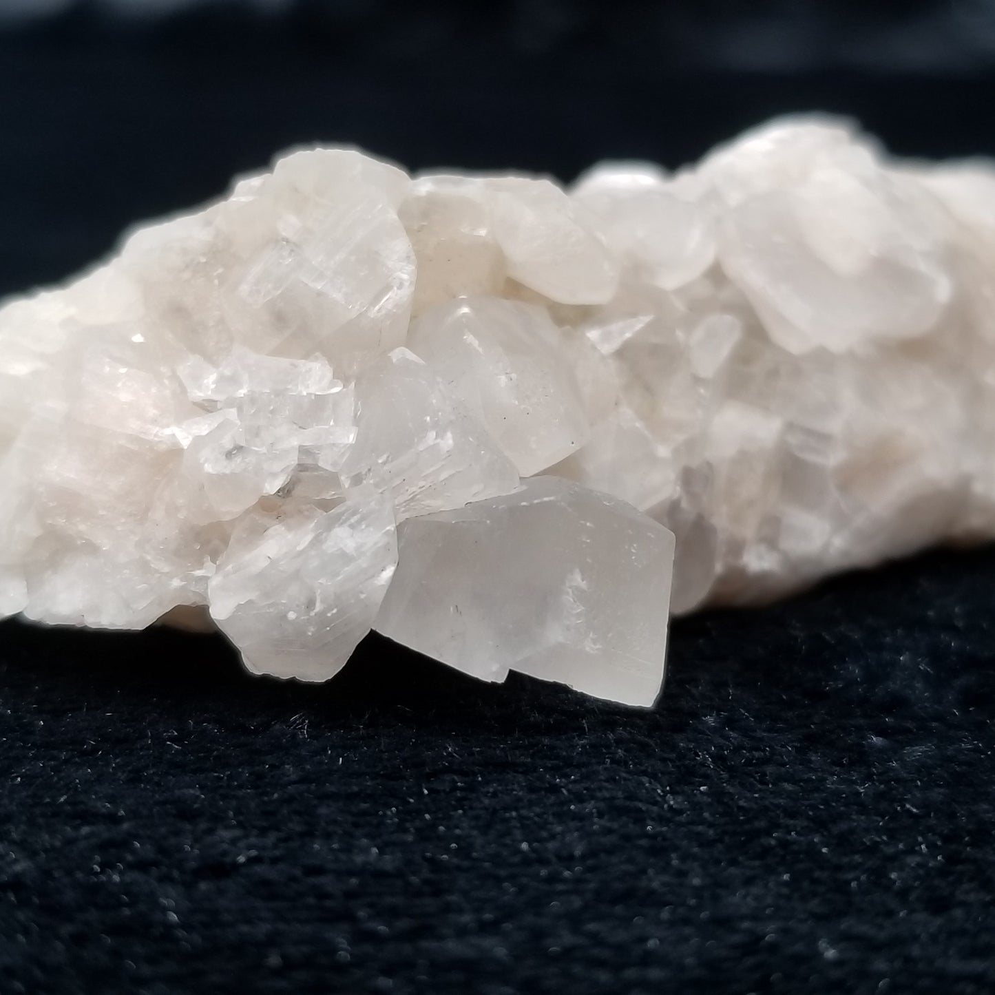 #11297 Clear Combined form phantom Calcite cluster on matrix