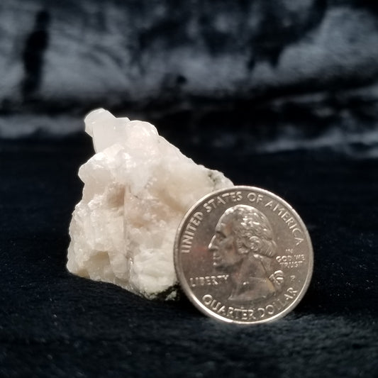 #11314 White Combined form Calcite on matrix