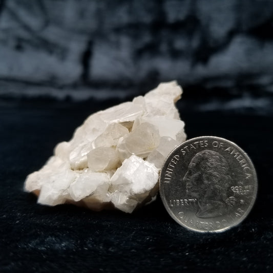 #11317 Clear Combined form Calcite on matrix