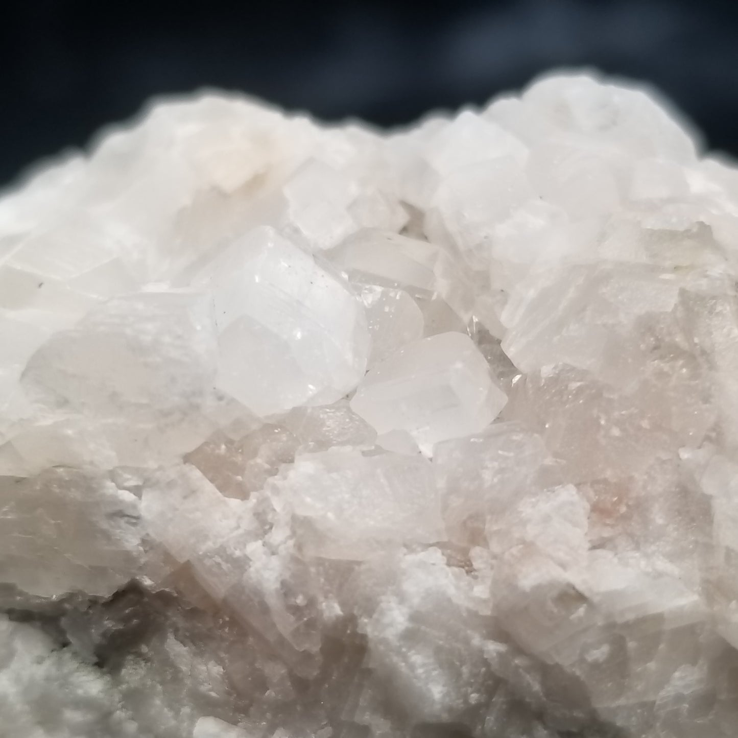 #11319 Chalcopyrite on clear Combined form Calcite on matrix