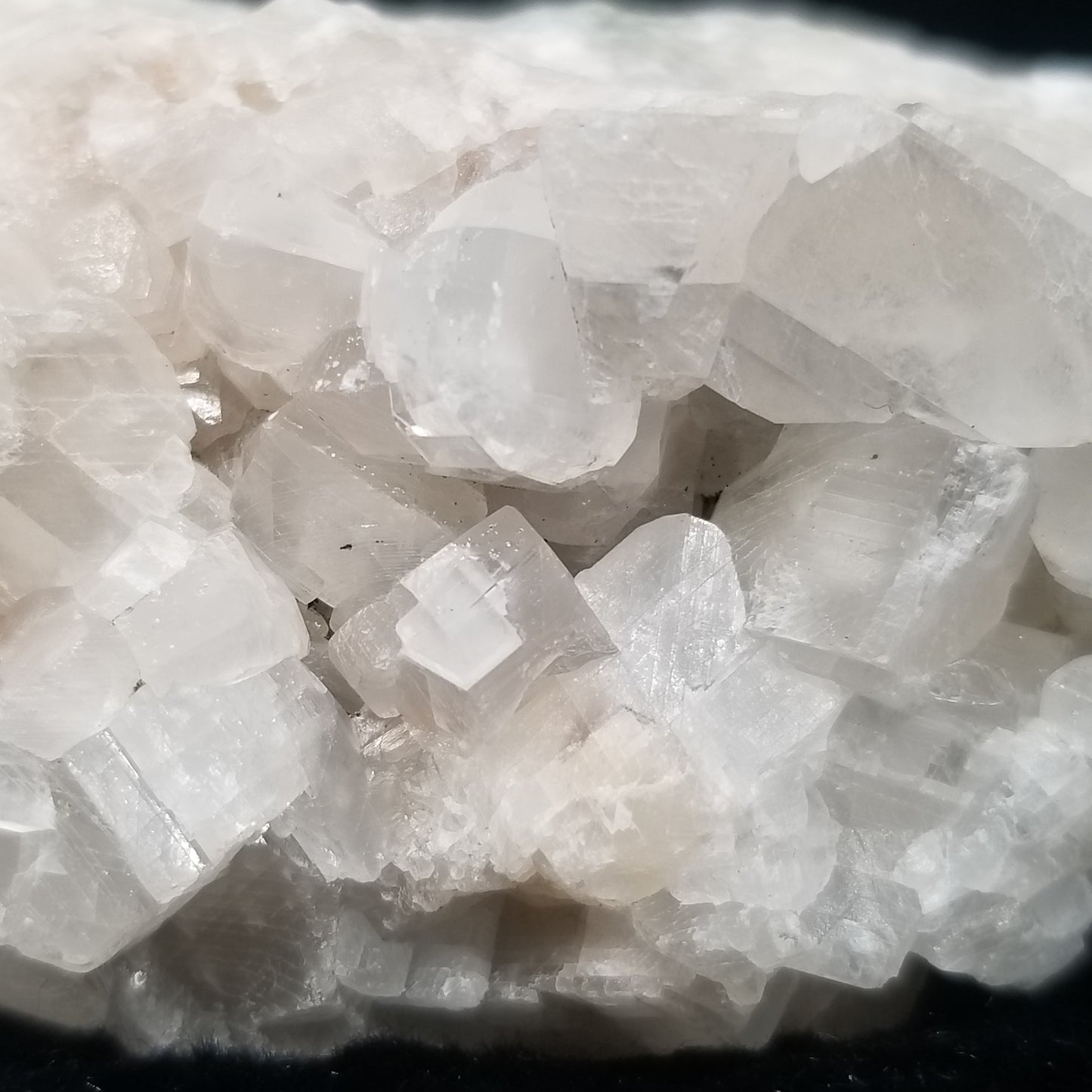 #11320 Spirit Quartz on white Combined form Calcite on matrix
