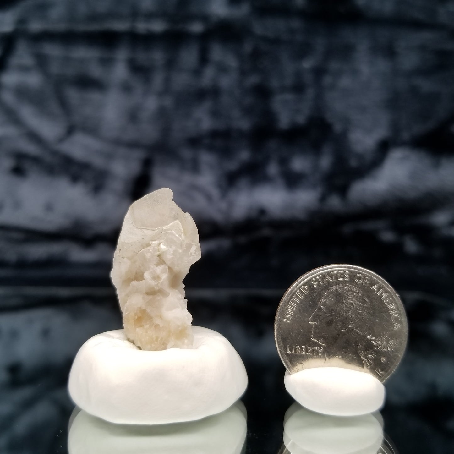#11330 White Dolomite on twin Combined form Calcite on matrix