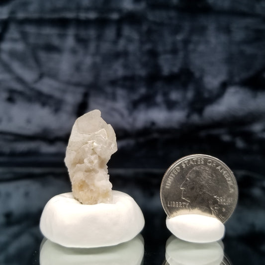 #11330 White Dolomite on twin Combined form Calcite on matrix