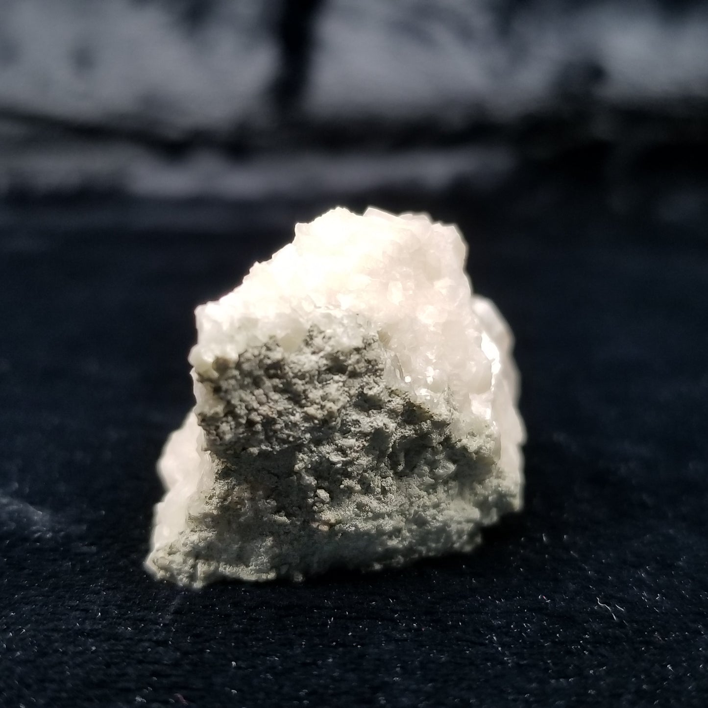 #11335 Clear Combined form Calcite cluster with Hematite inclusions on matrix