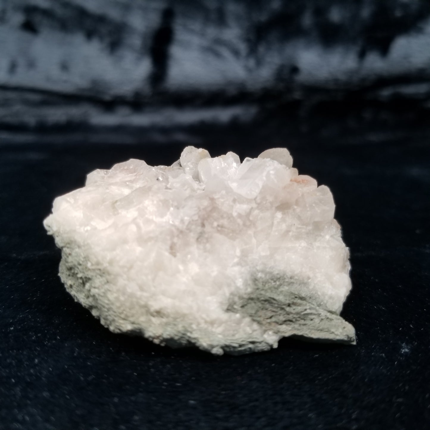 #11336 Clear and white Combined form Calcite on matrix