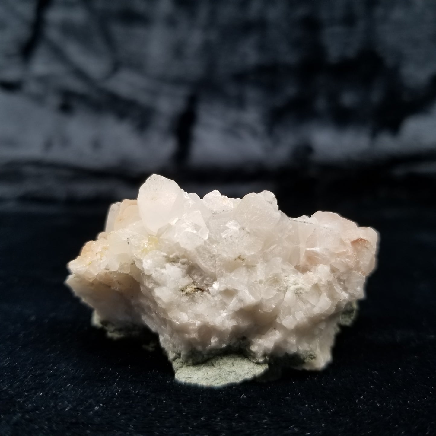 #11336 Clear and white Combined form Calcite on matrix