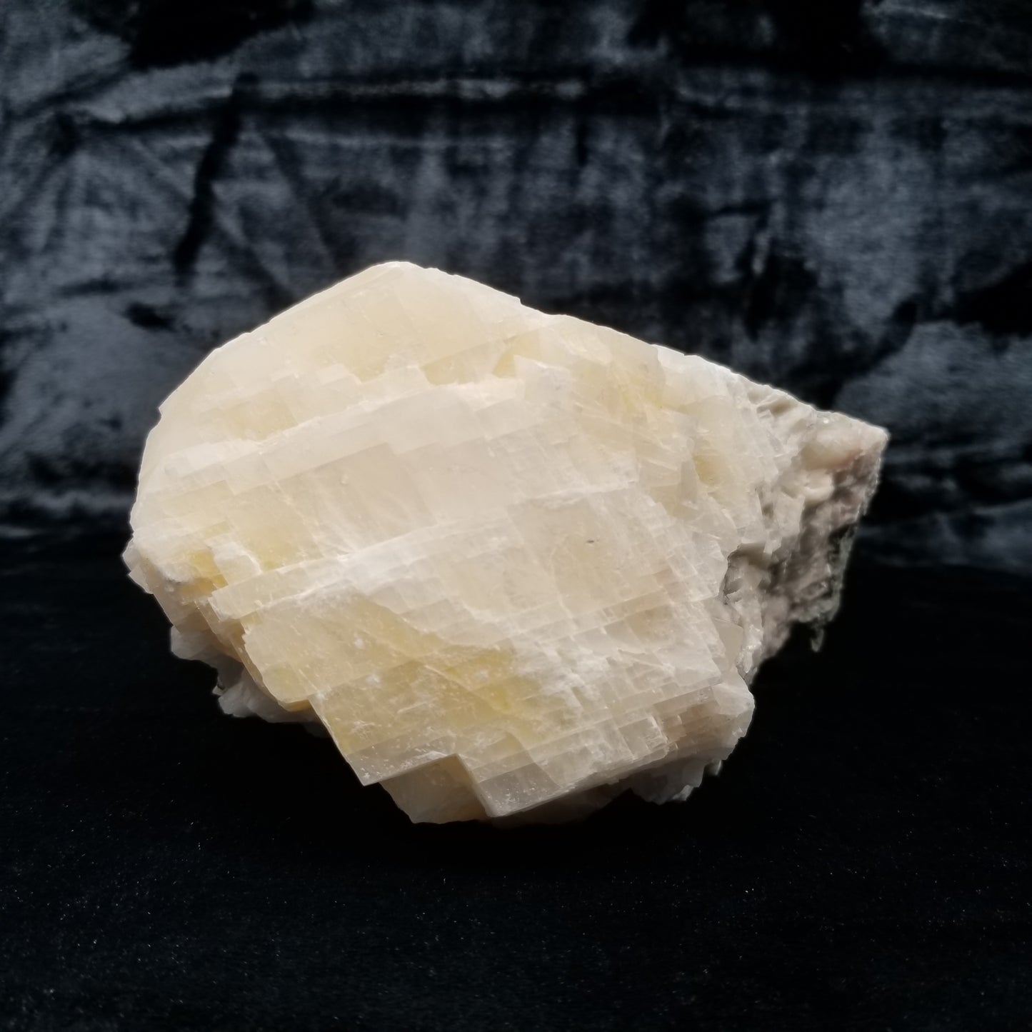 #11359 Honey Calcite block on matrix