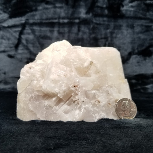 #11362 Purple and Honey Calcite block with natural angle