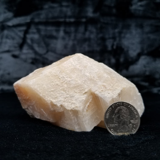 #11370 Honey Calcite block with natural angle