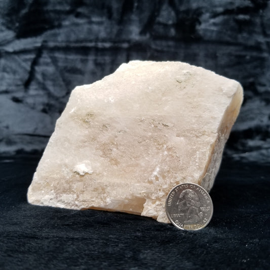 #11374 Honey Calcite block with natural angle