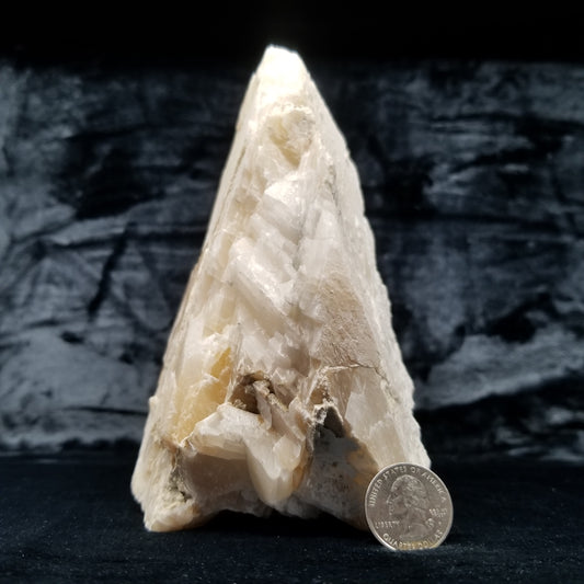 #11375 Honey Calcite block with natural angle