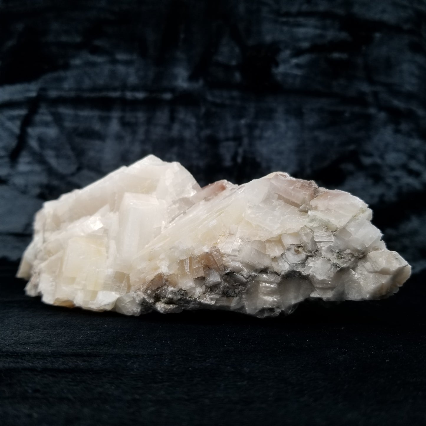 #11376 Honey Calcite block with natural angle