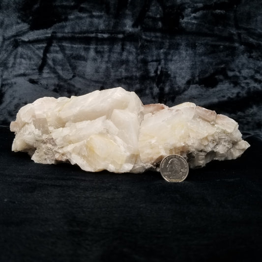 #11376 Honey Calcite block with natural angle