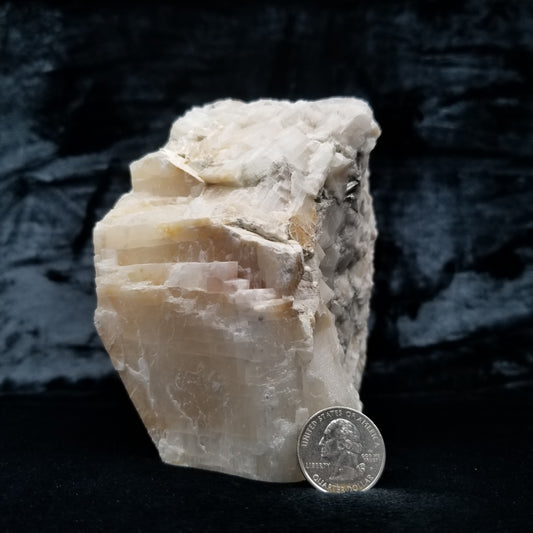 #11379 Honey Calcite block formation on matrix