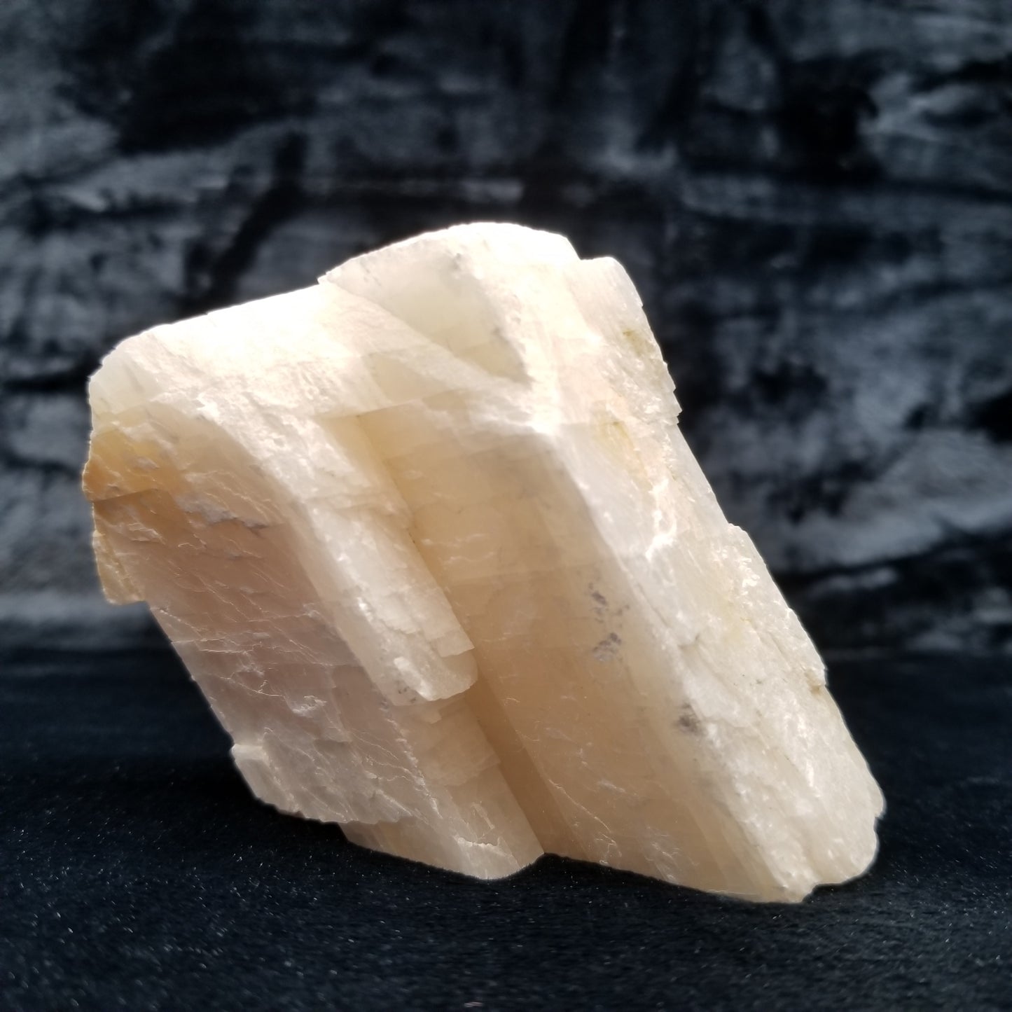 #11393 Dolomite on honey Calcite block