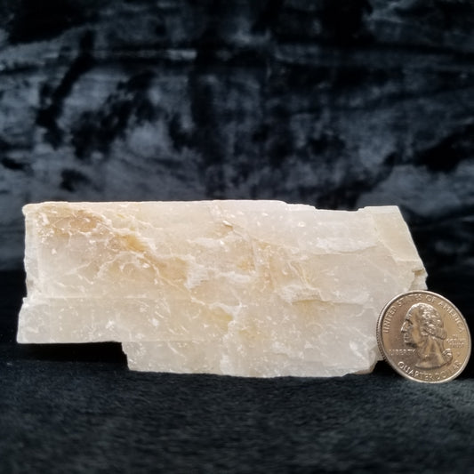 #11400 Dolomite on honey Calcite block