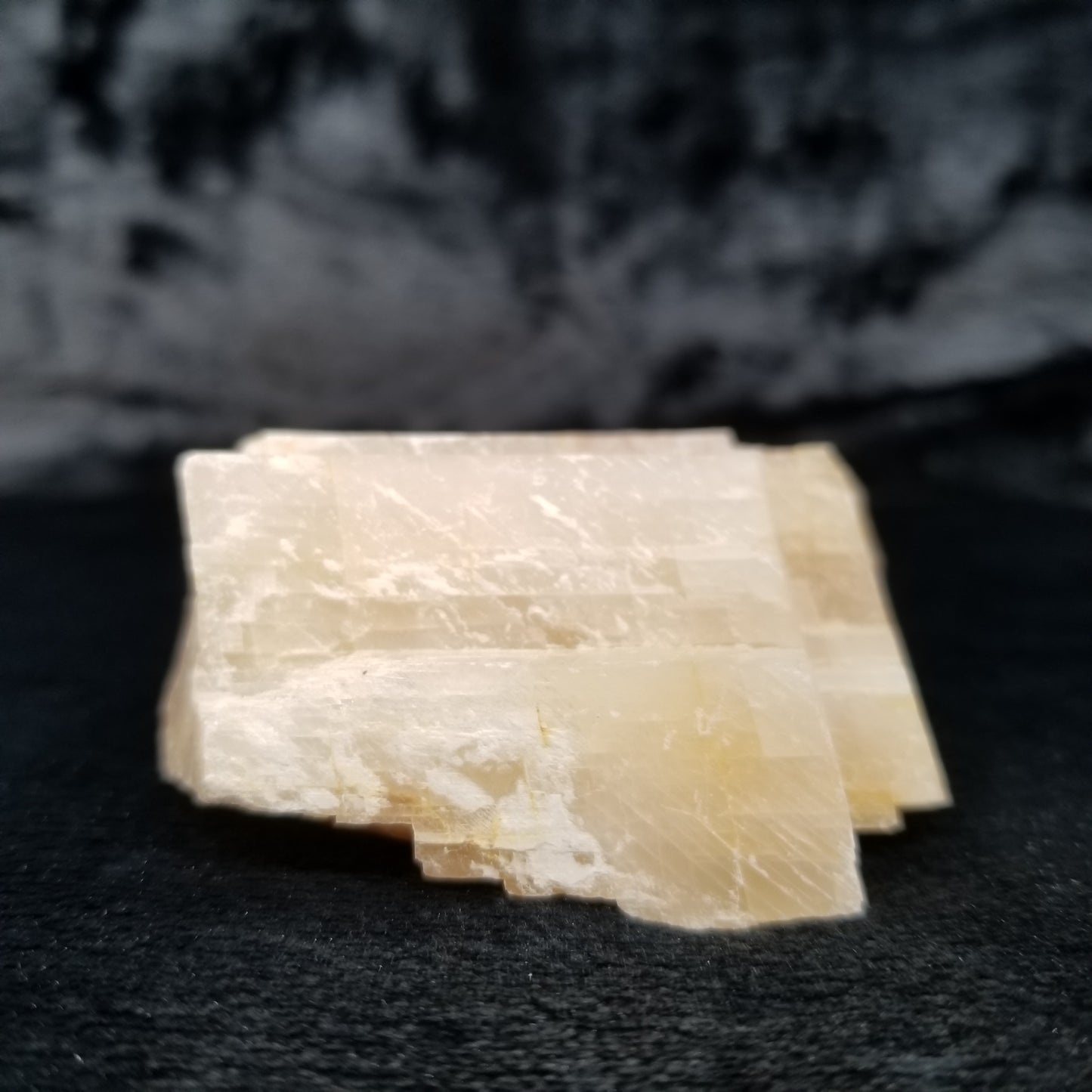 #11405 Dolomite on honey Calcite block