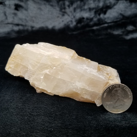#11408 Dolomite on honey Calcite block
